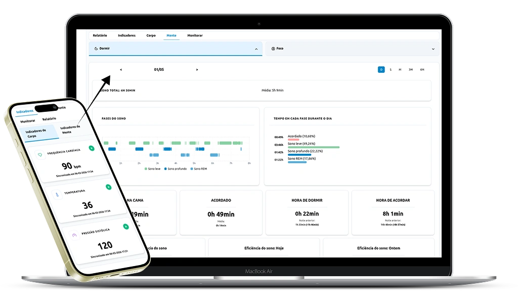 Healthcare professional reviewing patient data