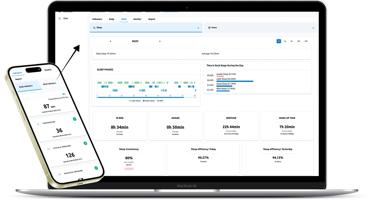 Healthcare professional reviewing patient data